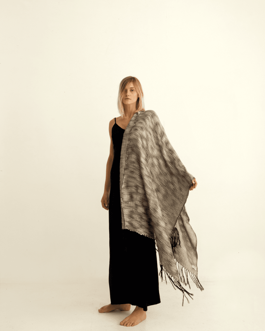 Shawl - Black and White