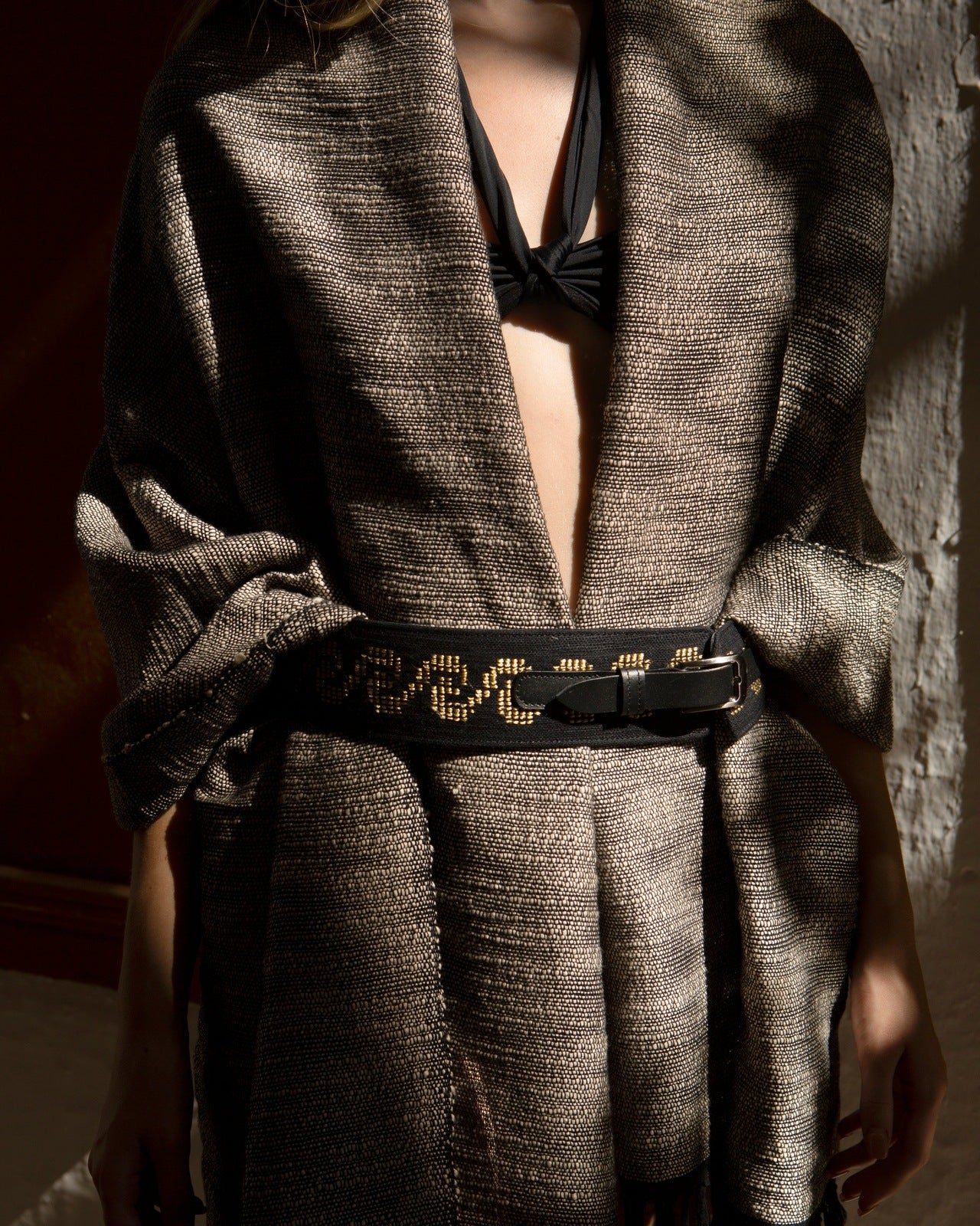 Shawl - Black and White